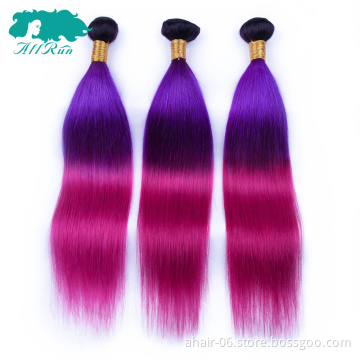 3 color hair bundles with closure, 3 tone color emy hair